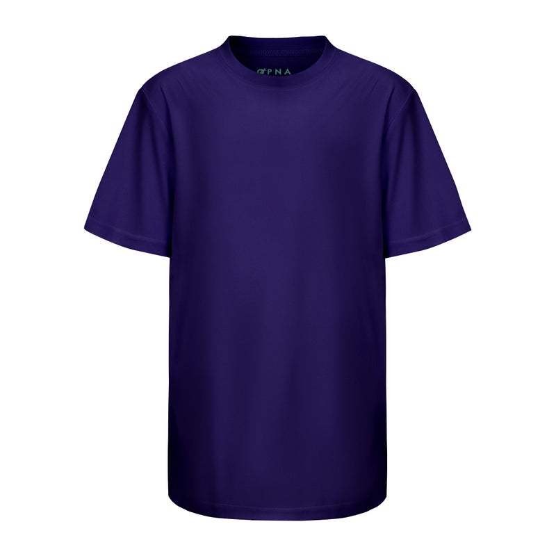Opna Youth Boys Dri Fit Athletic T Shirts for Boys & Girls Sports Undershirt â€“ Youth & Teen Sizes Purple-S - Image 2